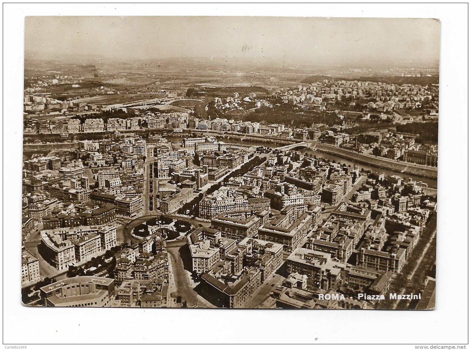 ROMA - PIAZZA MAZZINI   VIAGGIATA FG - Altri & Non Classificati