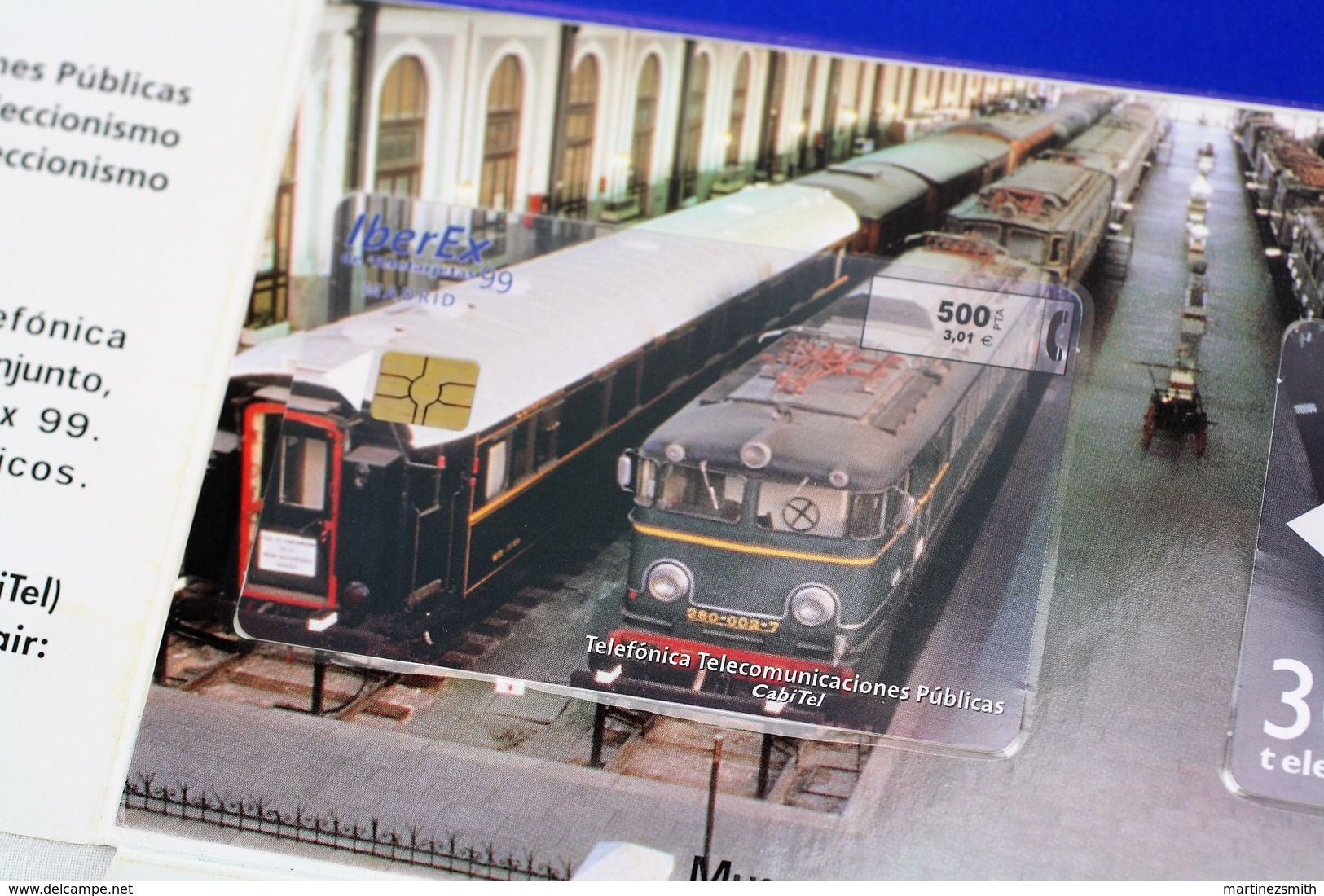 Phone Card Iberex Spain - Train/ Railway  Engine/ Locomotive - Madrid Railway Museum 1999 - Trenes