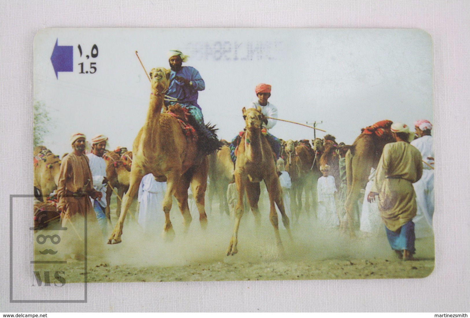 Collectible Cinema Topic Phone Card - Camel Racing, Oman - Otros & Sin Clasificación