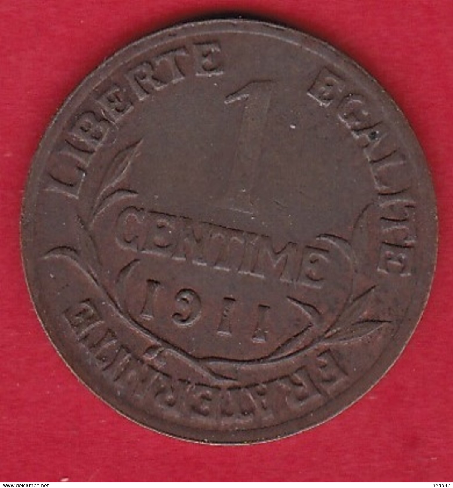 France 1 Centime 1911 - Type Dupuis - Autres & Non Classés