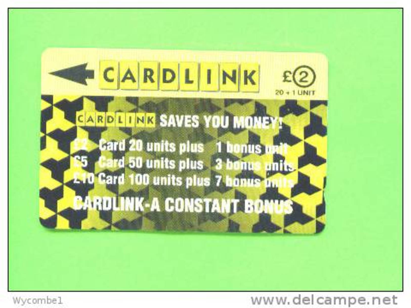 UK - Magnetic Phonecard/Cardlink £2 - [ 8] Ediciones De Empresas