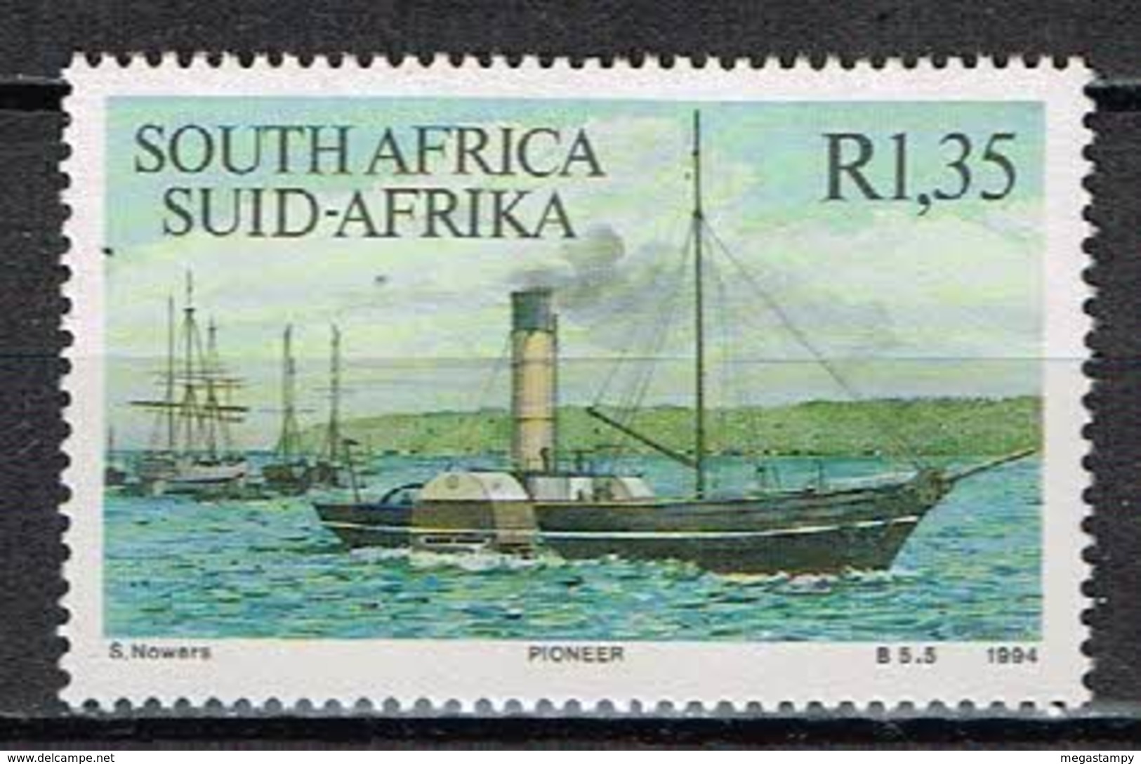 Süd-Afrika / South Africa    " Dampfschiff Pioneer ", 1,35 Rand , Postfrisch / MNH / Neuf - Ongebruikt