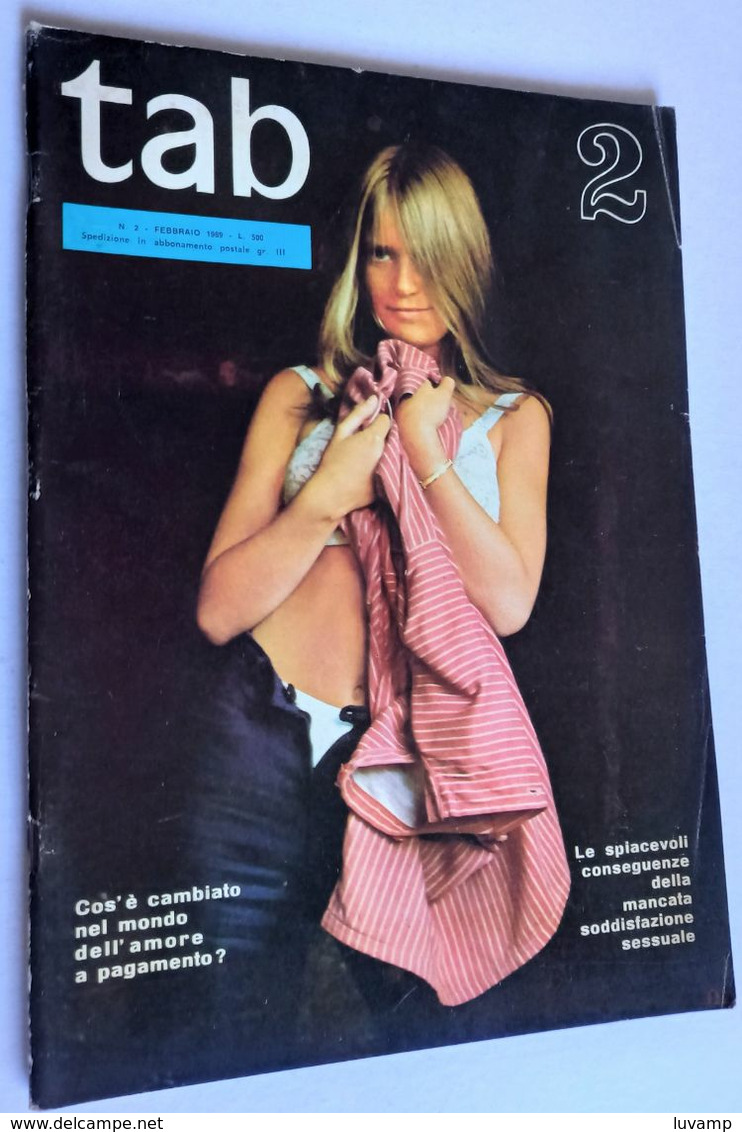 NUDITà TAB  N 2   DEL FEBBRAIO 1969  (290311) - Premières éditions