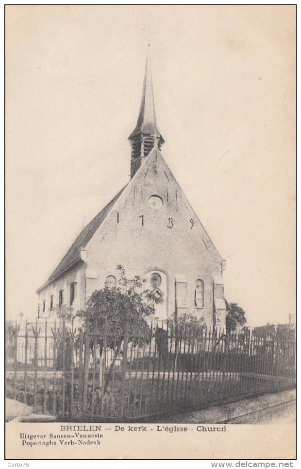 Belgique - Brielen - Eglise Kerk - Ieper