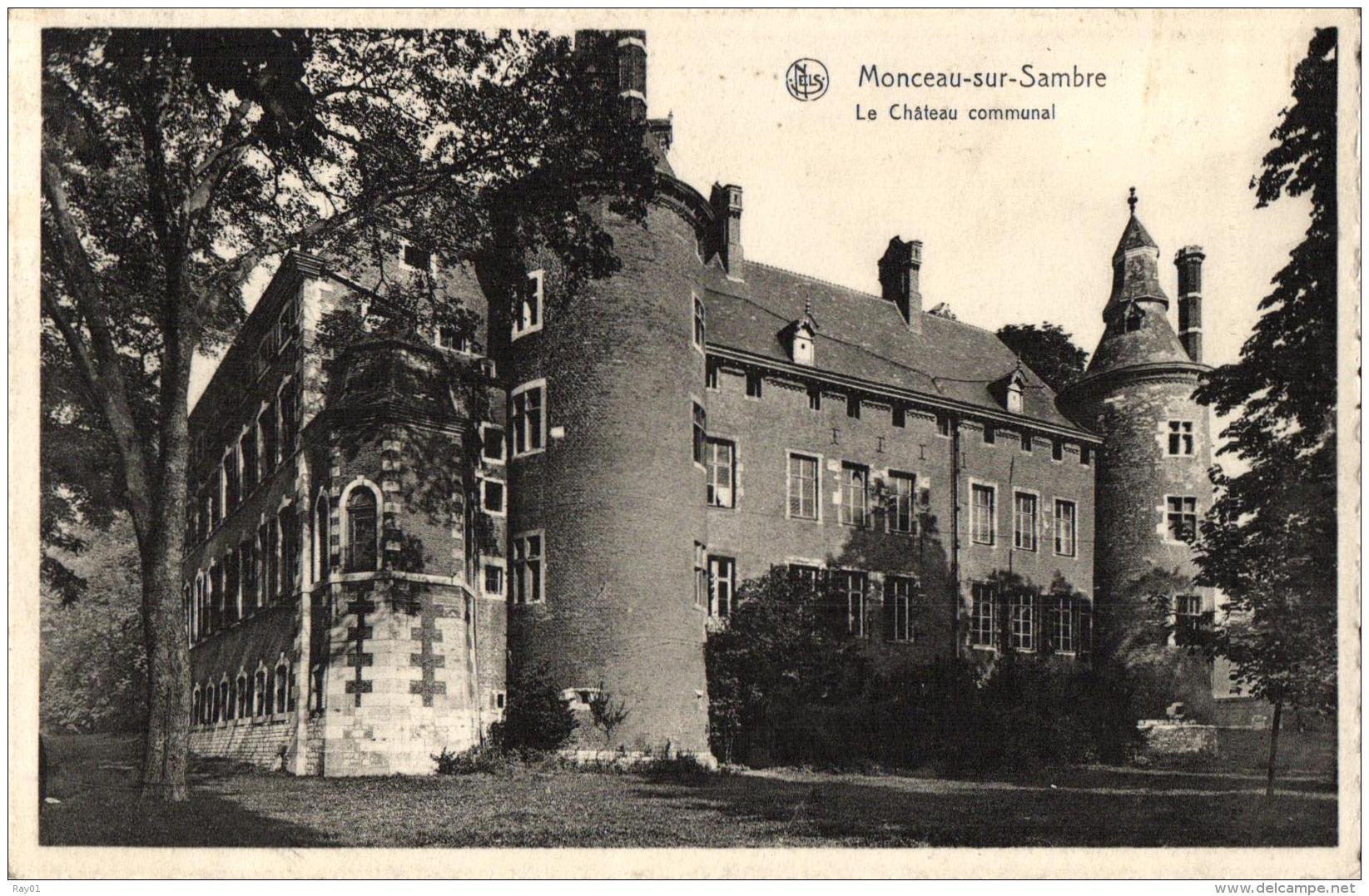 BELGIQUE - HAINAUT - CHARLEROI - MONCEAU-SUR-SAMBRE - Le Château Communal. - Charleroi