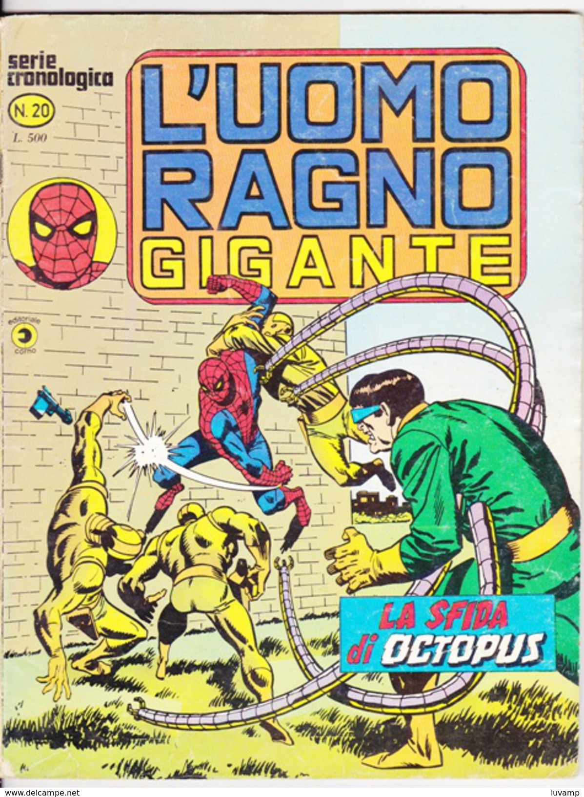 L'UOMO RAGNO GIGANTE -Serie Cronologica - Editore CORNO -N. 20 (240912) - Spider Man