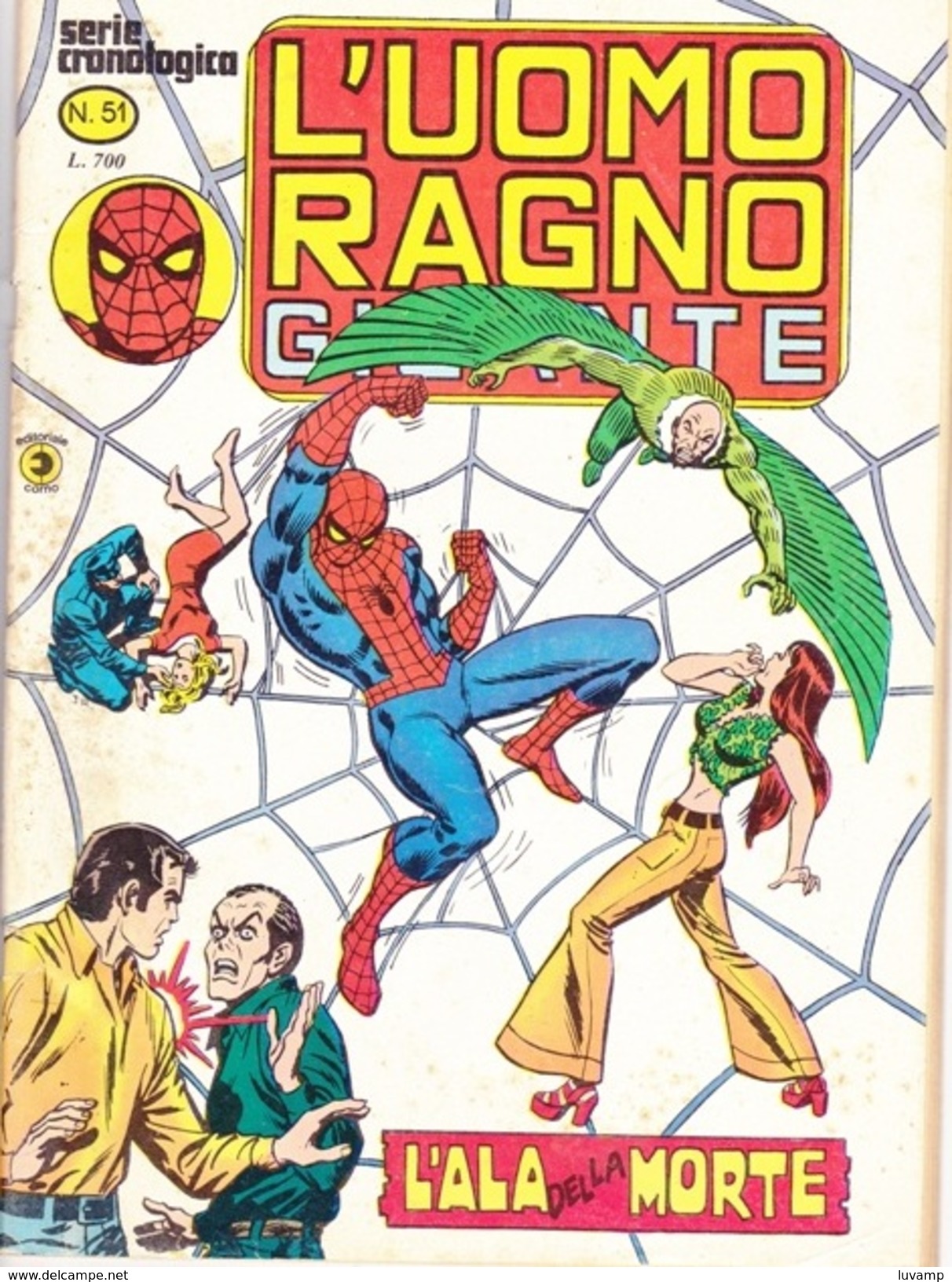 L'UOMO RAGNO GIGANTE -Serie Cronologica - Editore CORNO -N. 51 (240912) - Spider Man