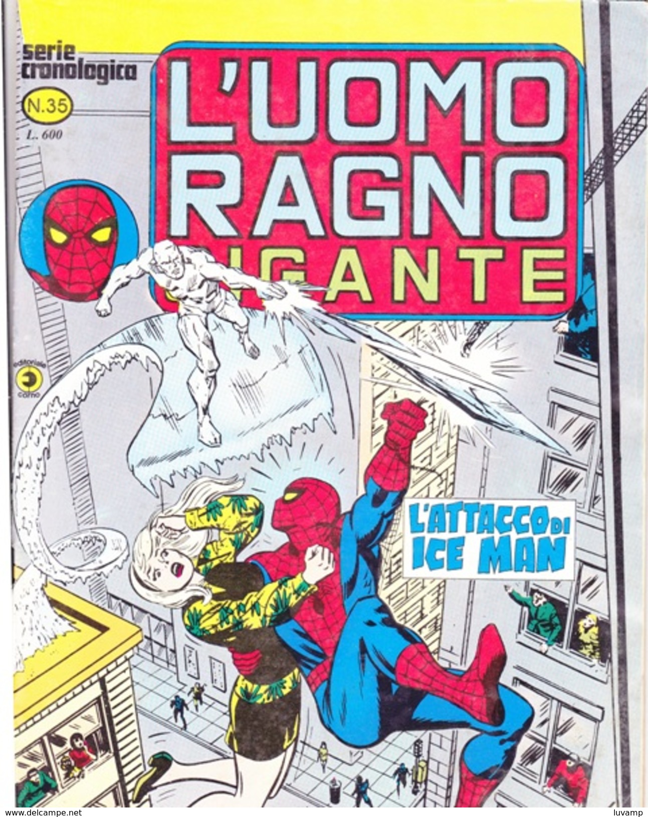 L'UOMO RAGNO GIGANTE -Serie Cronologica - Editore CORNO -N. 35 (240912) - L'uomo Ragno