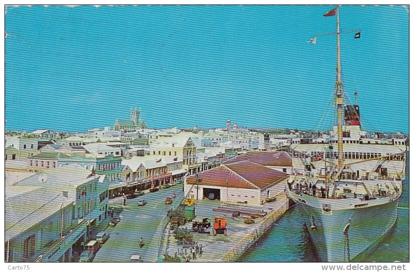 Antilles - West Indies - Bermuda -  Q.T.E.V. Queen Of Bermuda - Dock Of Hamilton - Bâteau Paquebot - Bermuda