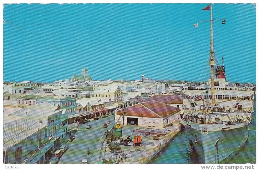 Antilles - West Indies - Bermuda -  Q.T.E.V. Queen Of Bermuda - Dock Of Hamilton - Bâteau Paquebot - Bermudes