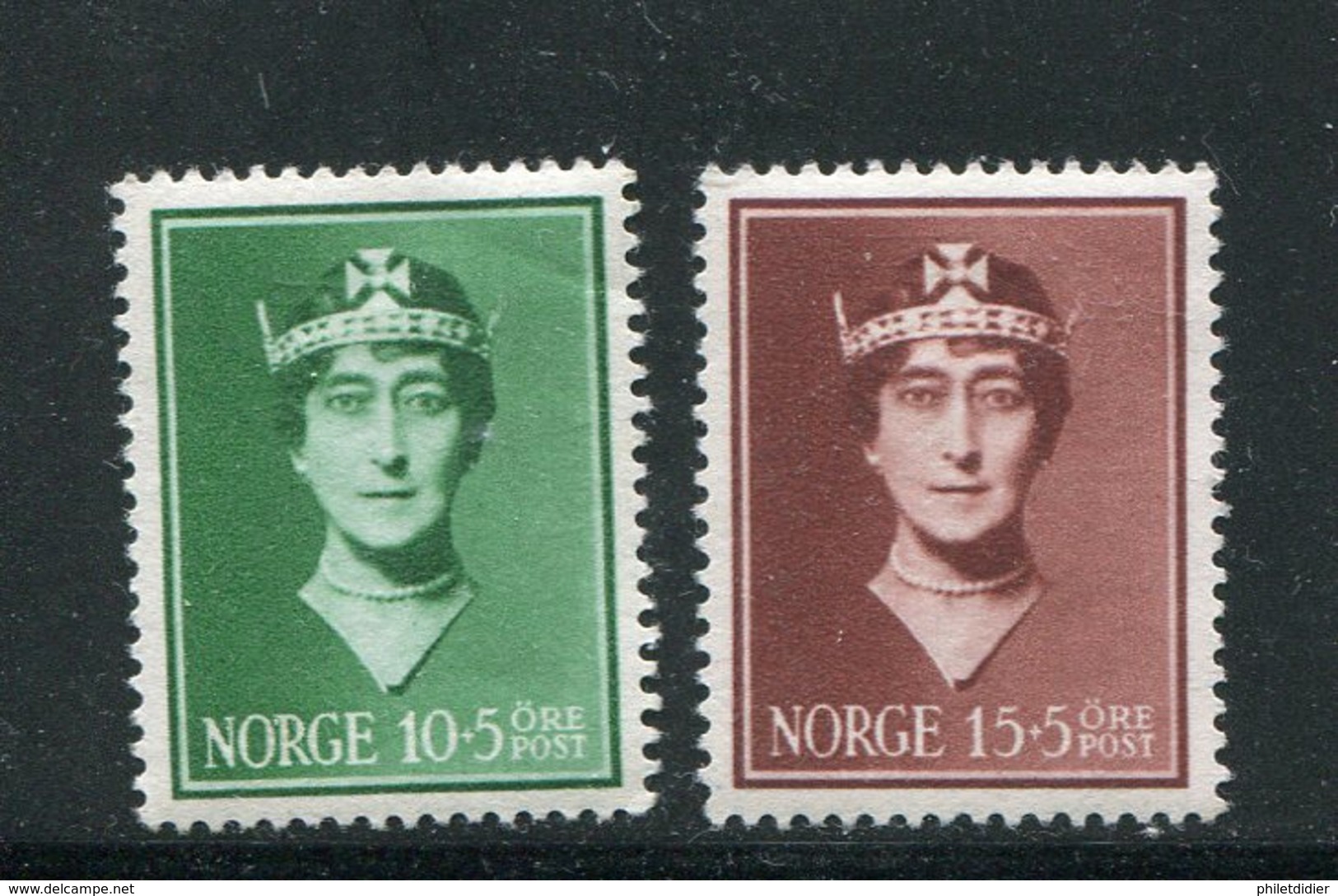 Norvège Y&T N°195 Et 196 Neufs Avec Charnière * - Nuovi