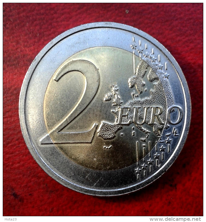 Lettland Latvia 2015 2 Euro Gedenkmünze Storch Münze  Coin CIRCULATED - Lettonie