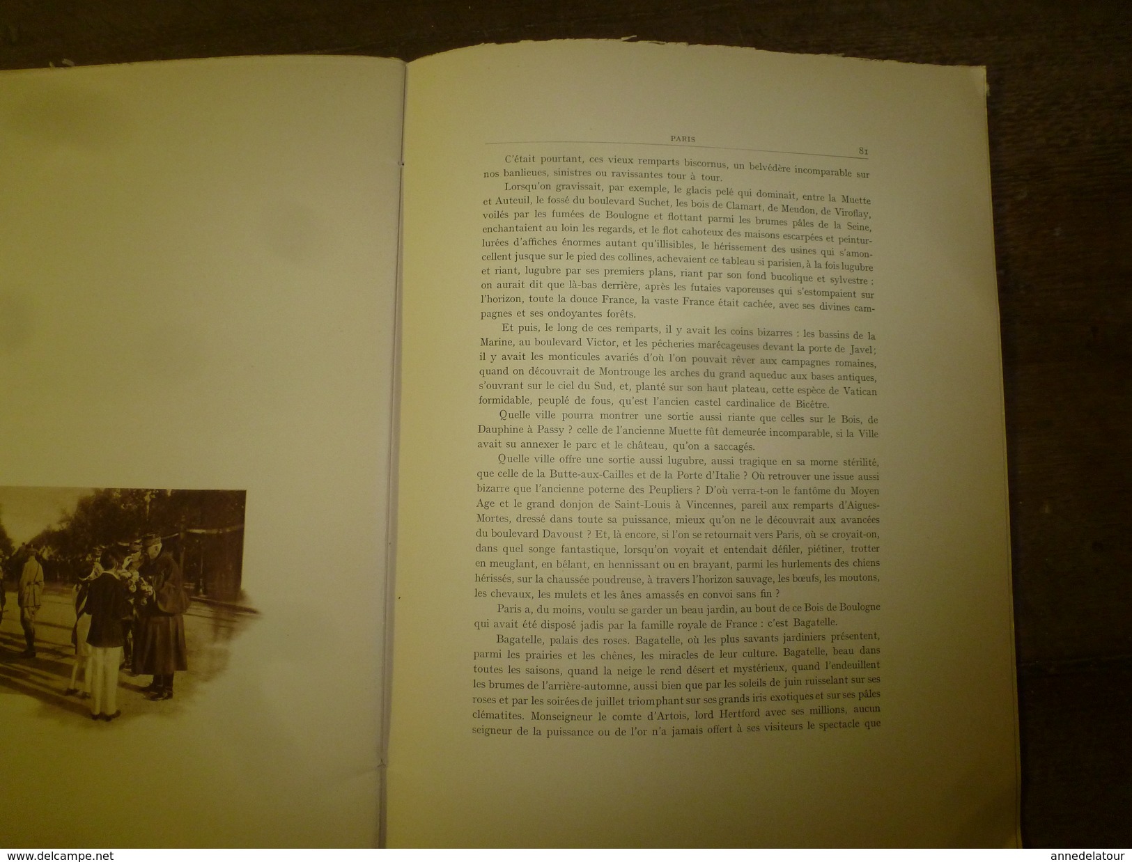 1928 PARIS en 3 ouvrages d'une édition numérotée (important documentaire de textes, photos et gravures signées)