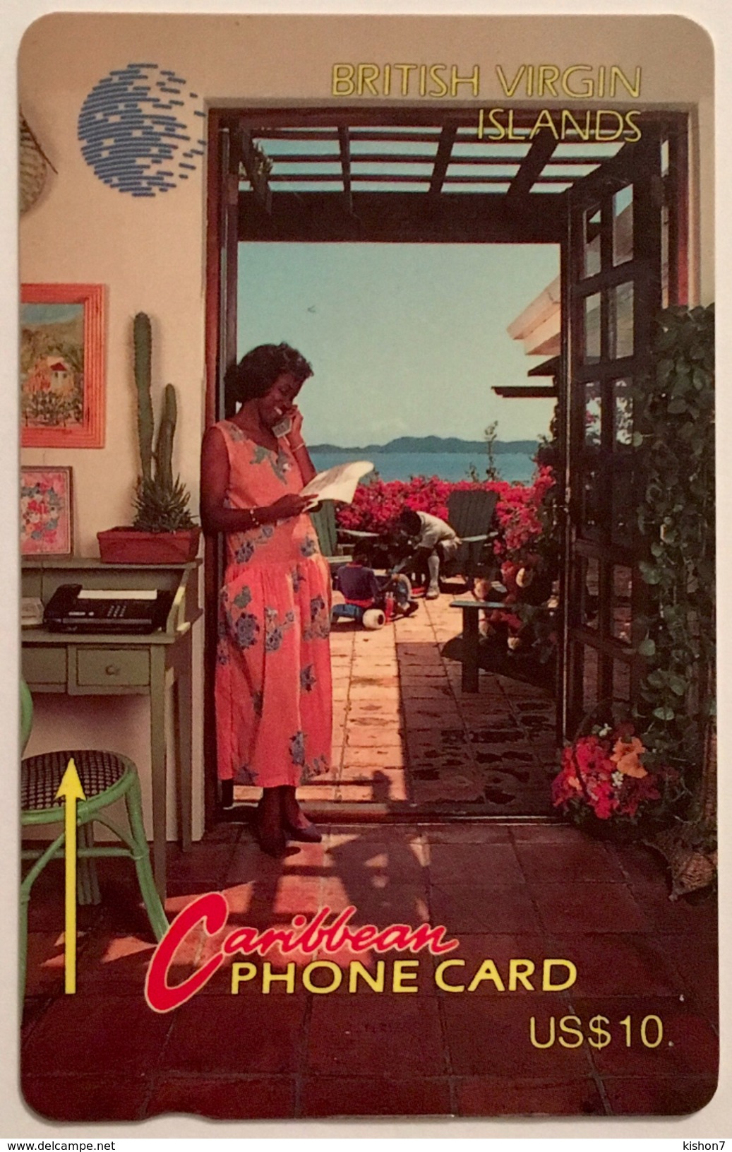 Woman On Phone 18CBVB - Virgin Islands