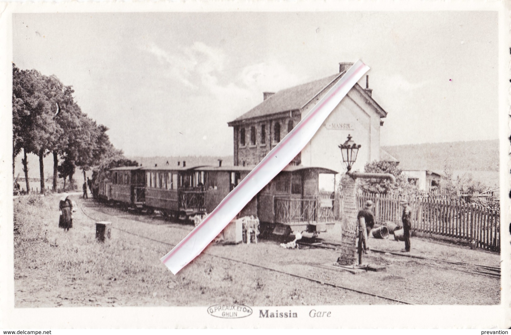 MAISSIN - Gare - Avec Locomotive Et Wagons - Paliseul