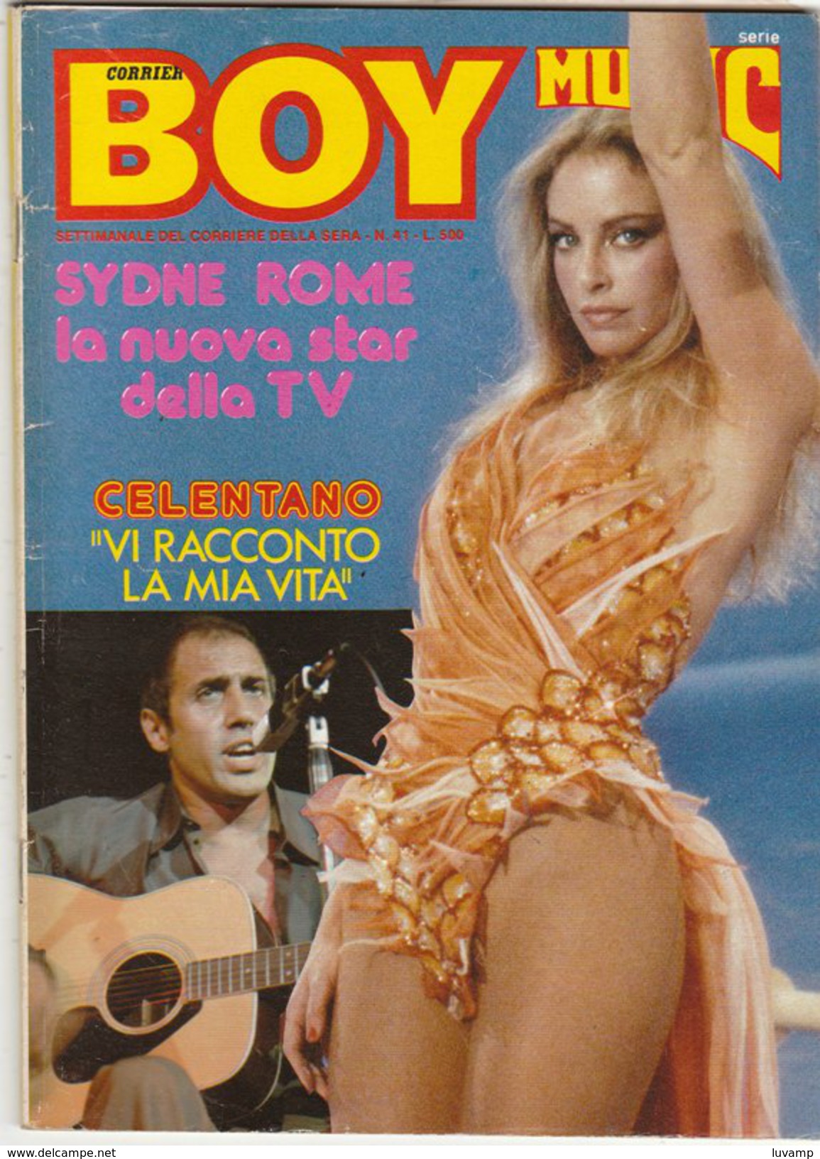 SYDNE ROME Copertina Di  BOY  MUSIC -N.  41 Del   17 Ottobre 1979   ( 110218) - Prime Edizioni