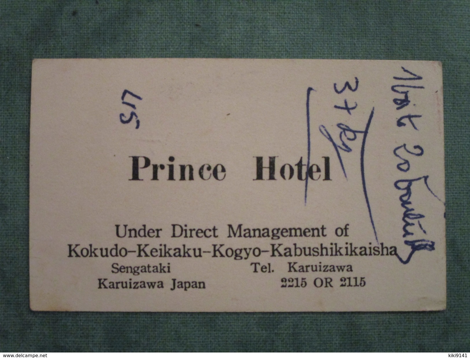 PRINCE HOTEL  à KARUIZAWA (JAPON) - Autres & Non Classés