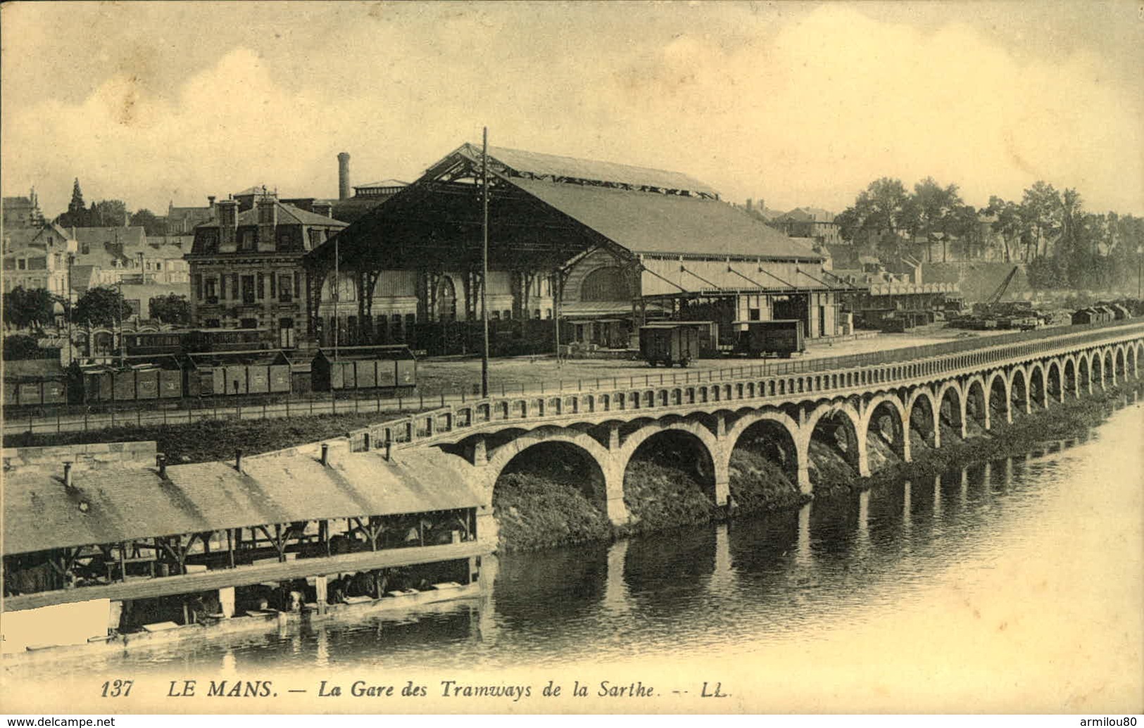 N° 1192 QQQ LR10 LE MANS LA GARE DES TRAMWAYS DE LA SARTHE - Le Mans