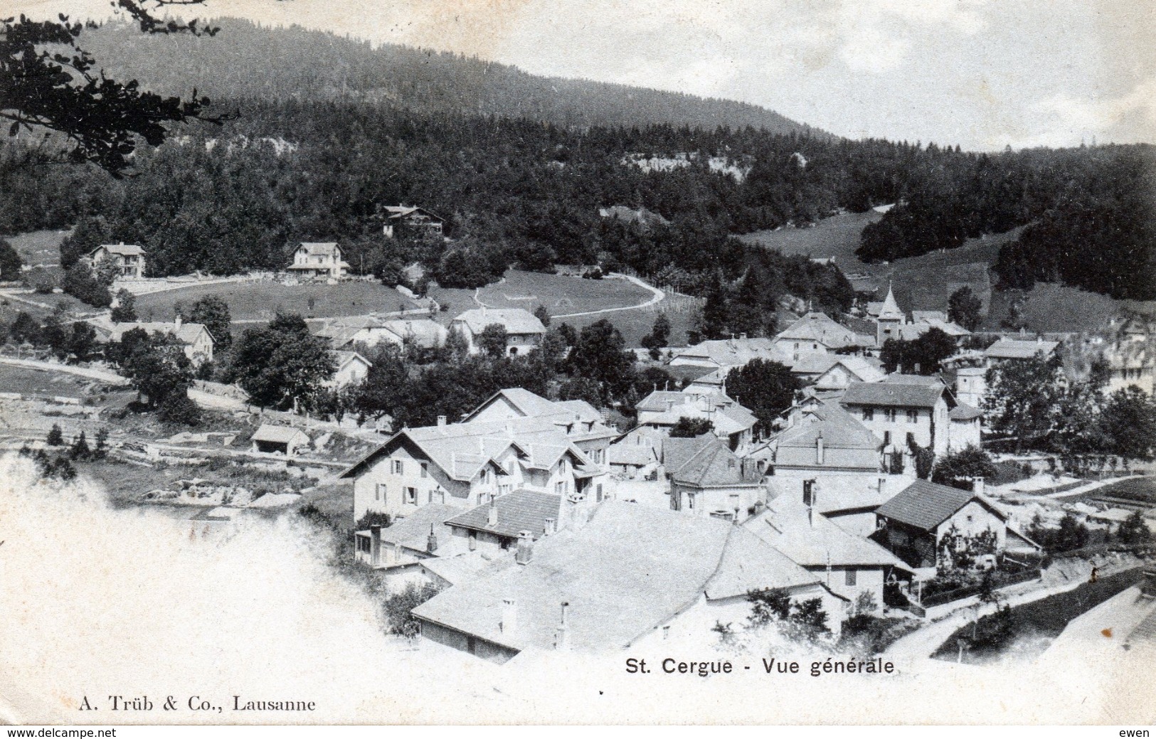 St-Cergue. Vue Générale. - Saint-Cergue