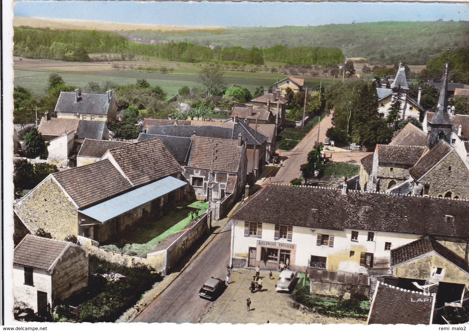 CPSM   En Avion Au Dessus De....ORLY SUR MORIN 77   Vue Panoramique.L'église - Autres & Non Classés