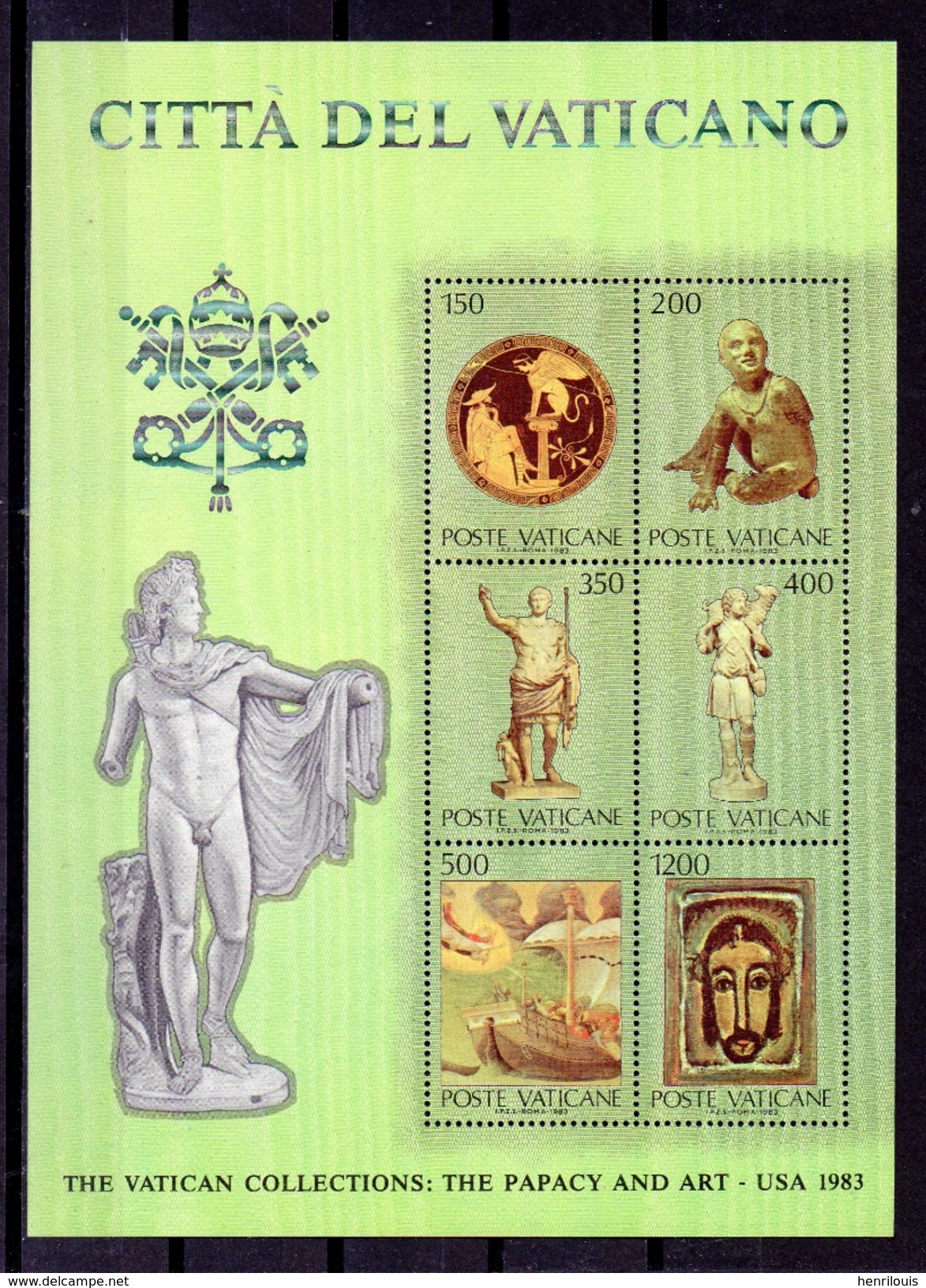 VATICAN  Timbres Neufs ** De 1983   ( Ref 4346 )  Art - Blocs & Feuillets