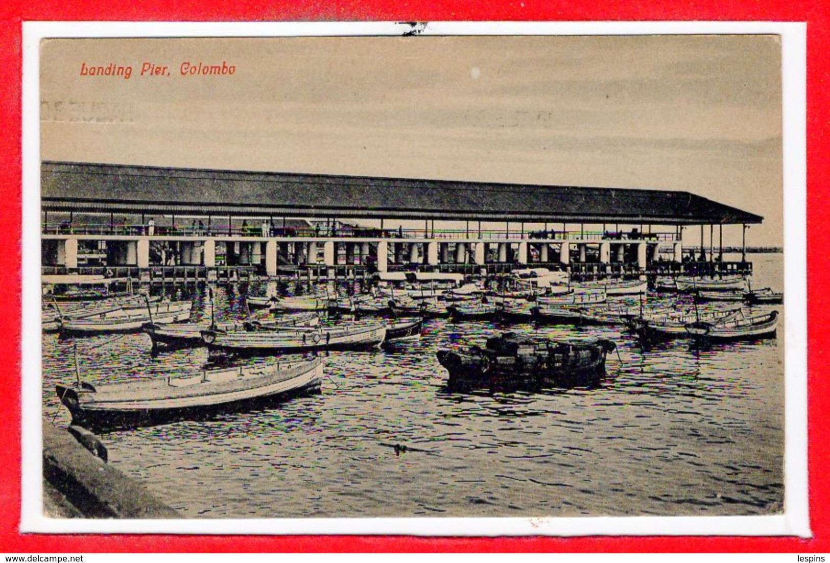 ASIE - SRI LANKA - CEYLON -- COLOMBO - Landing Pier - Sri Lanka (Ceylon)