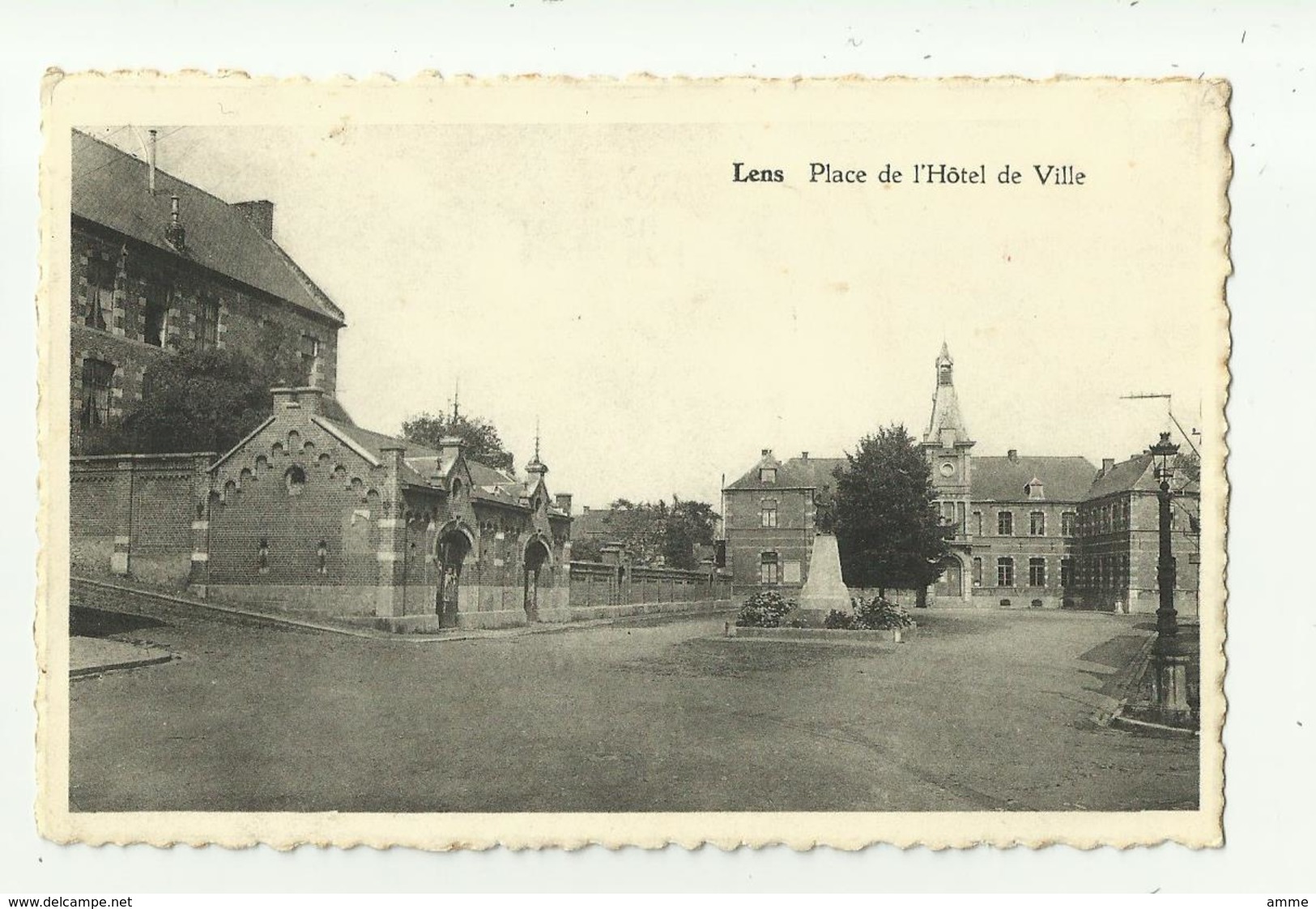 Lens   *  Place De L' Hotel De Ville  (Expo Universelle Bruxelles 1958) - Lens