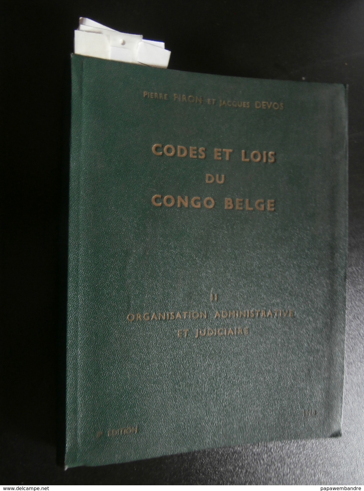 Codes et lois du Congo Belge (1960) 2 Tômes - Pierre  Piron - Jacques Devos