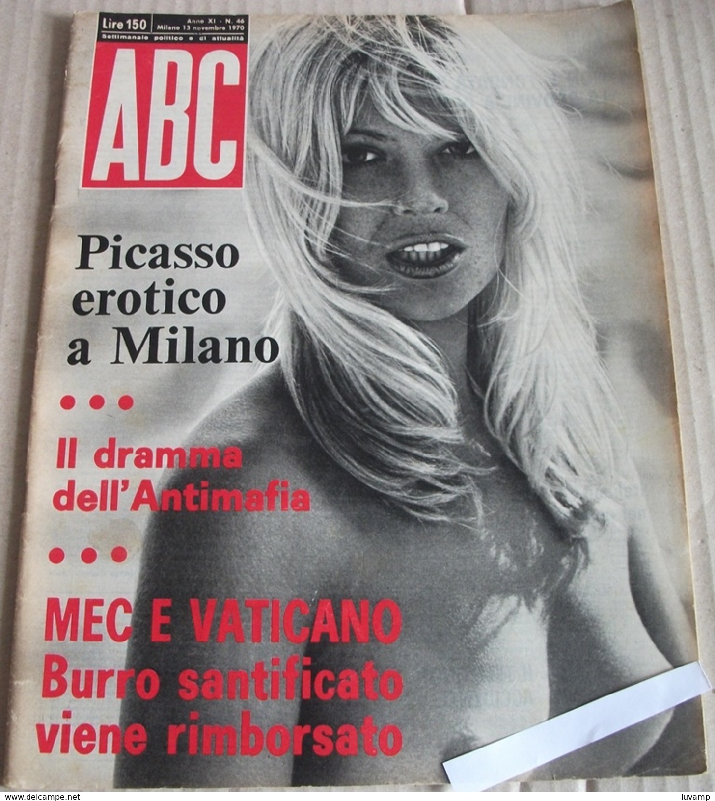 ABC- ATTUALITà E COSTUMI - N. 46 DEL 13 NOV. 1970 (240914) - Prime Edizioni