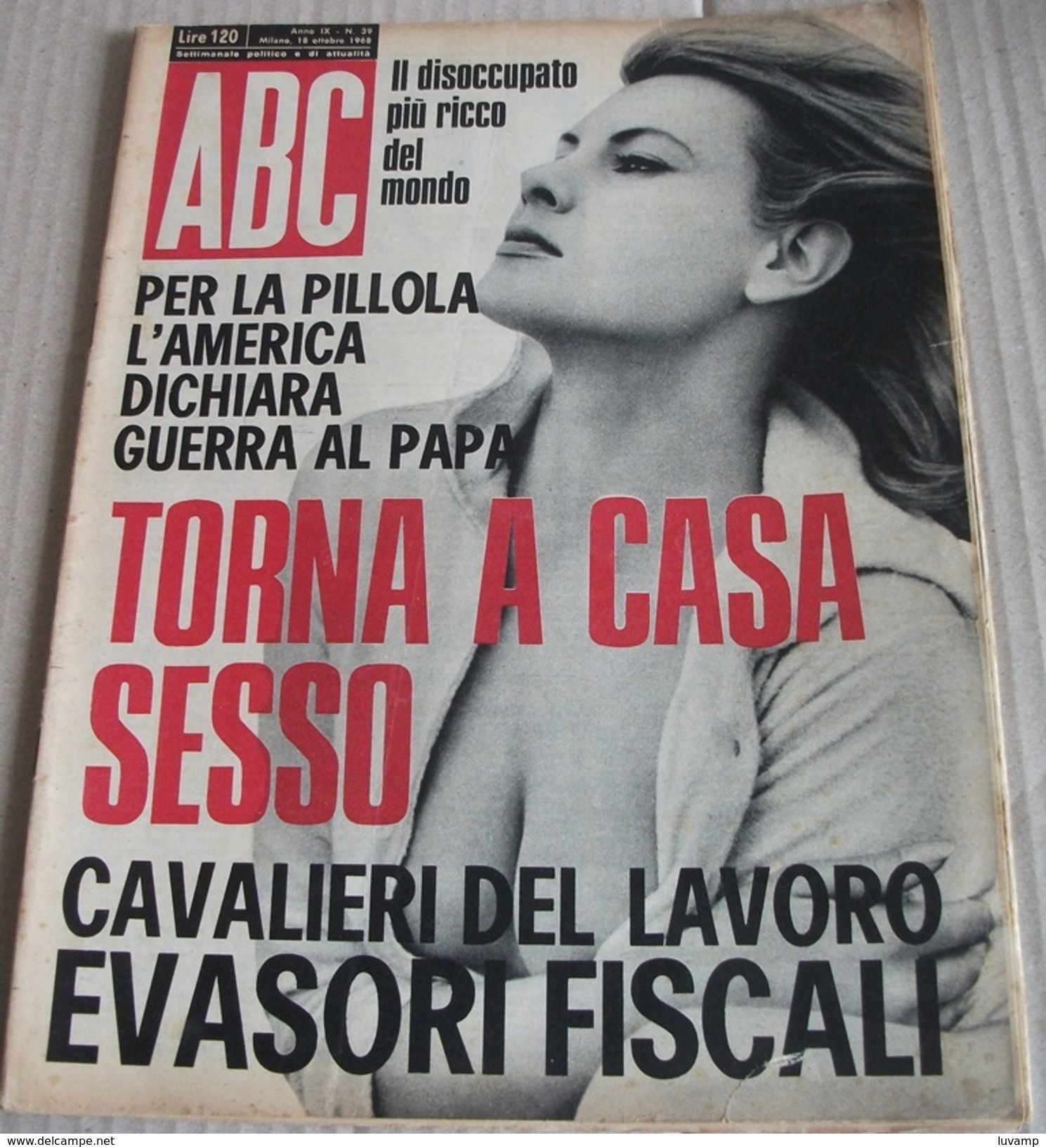 ABC- ATTUALITà E COSTUMI - N. 39 DEL 18 OTT. 1968 (240914) - Premières éditions