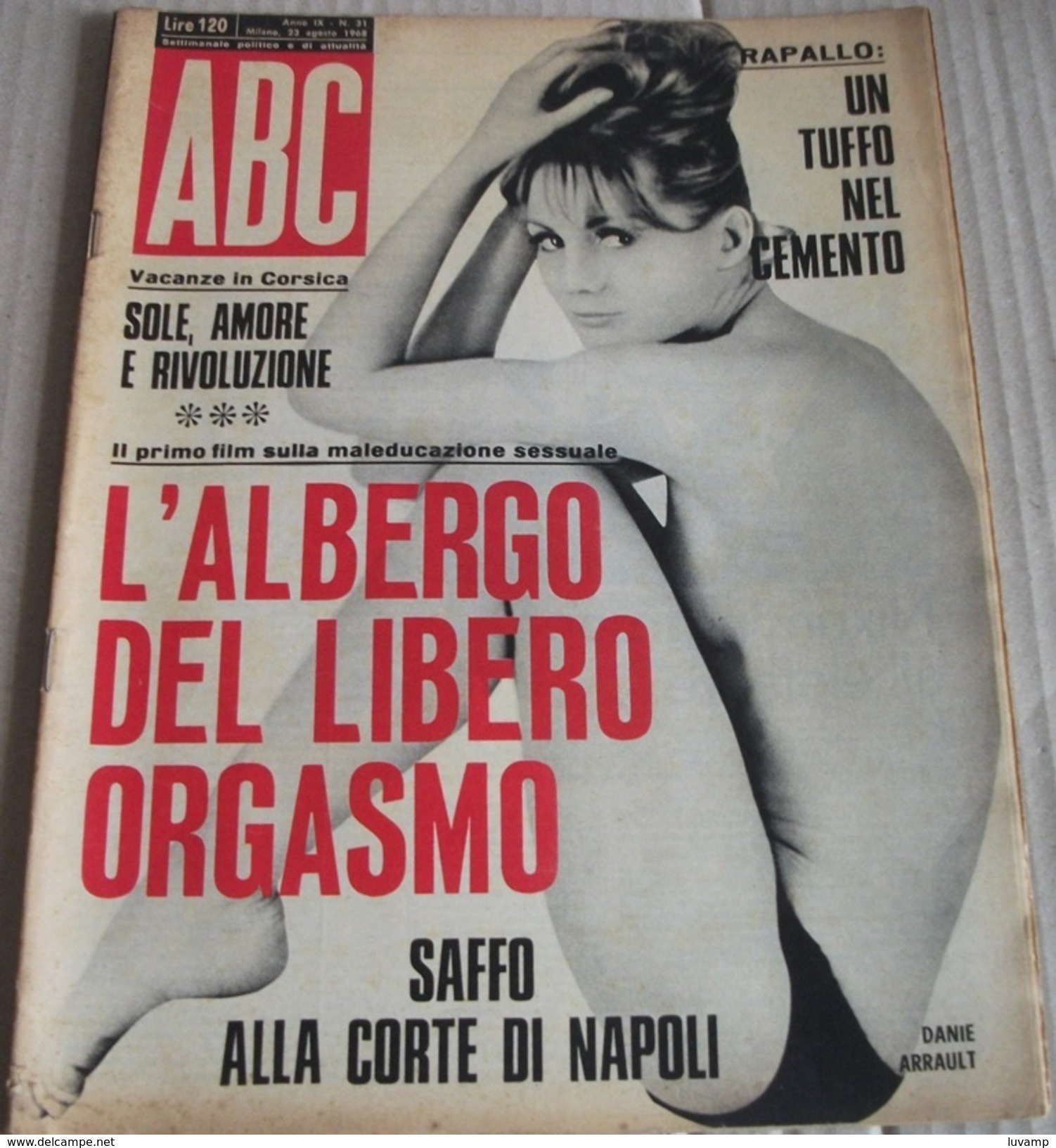 ABC- ATTUALITà E COSTUMI - N. 31 DEL 23 AGO. 1968 (240914) - Premières éditions