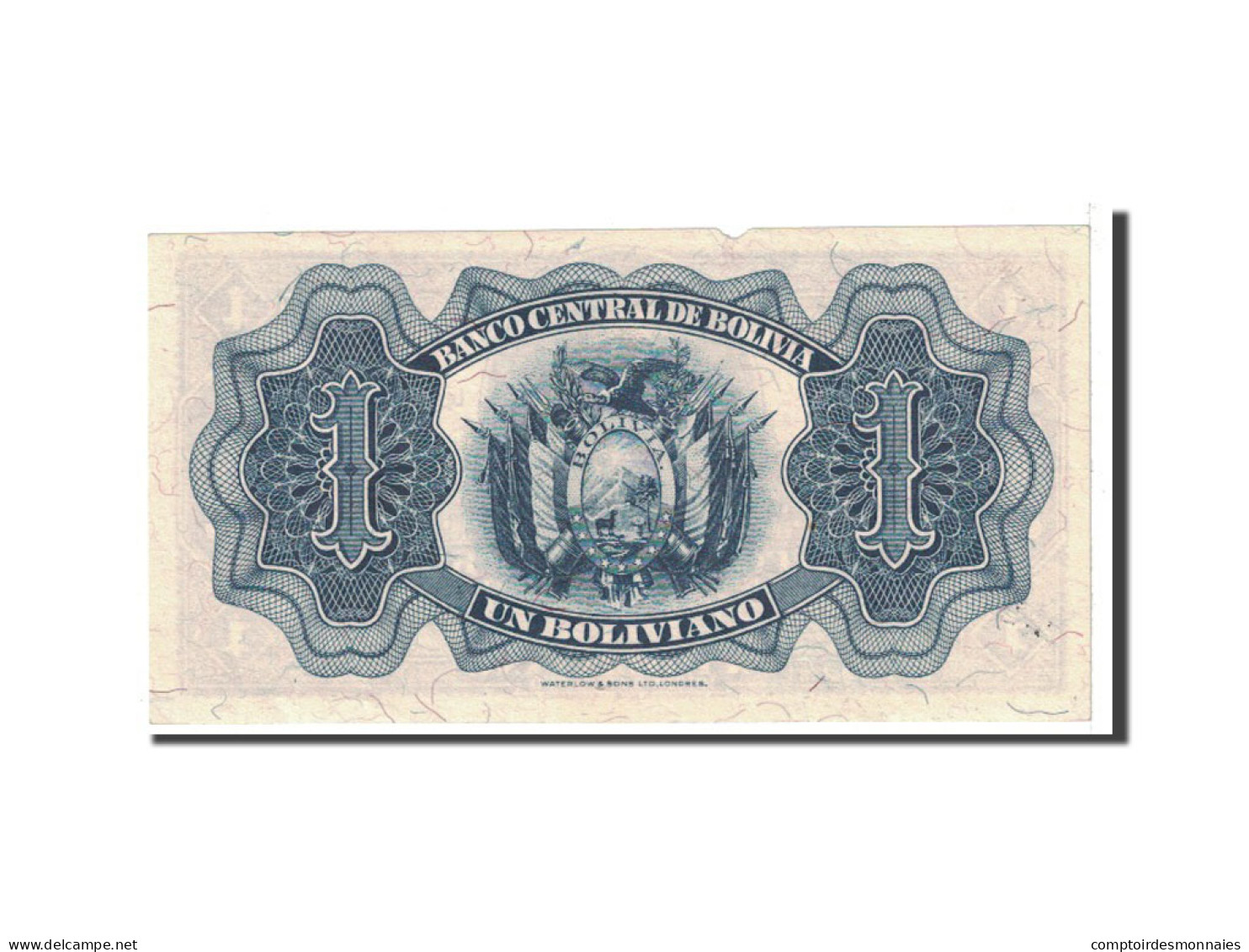 Billet, Bolivie, 1 Boliviano, 1928, Undated, KM:119a, SUP - Bolivia