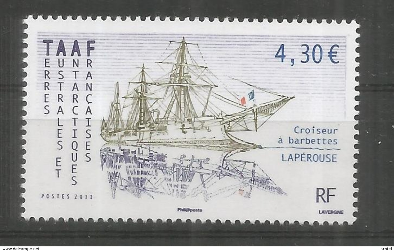 TAAF ANTARTCTIC ANTARTIDA POLO SUR VELERO LAPEROUSE - Polar Ships & Icebreakers