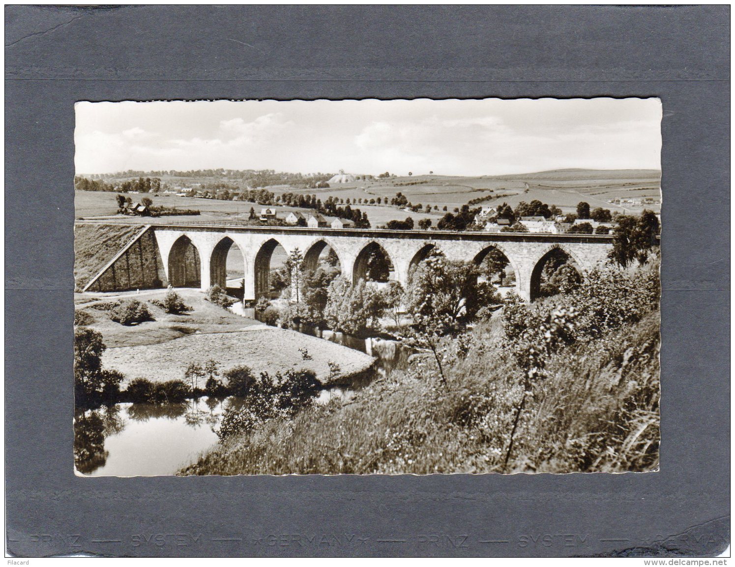 66204   Germania,  Hof,  Saale -  Viadukt,  VG  1961 - Hof