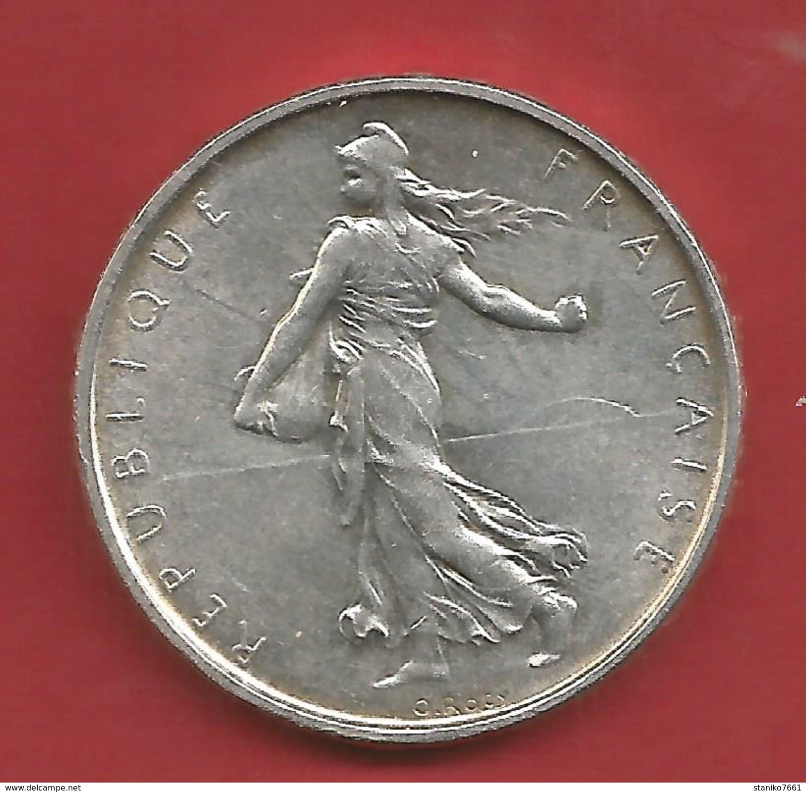 5 FRANCS ARGENT SEMEUSE  1962 - Autres & Non Classés