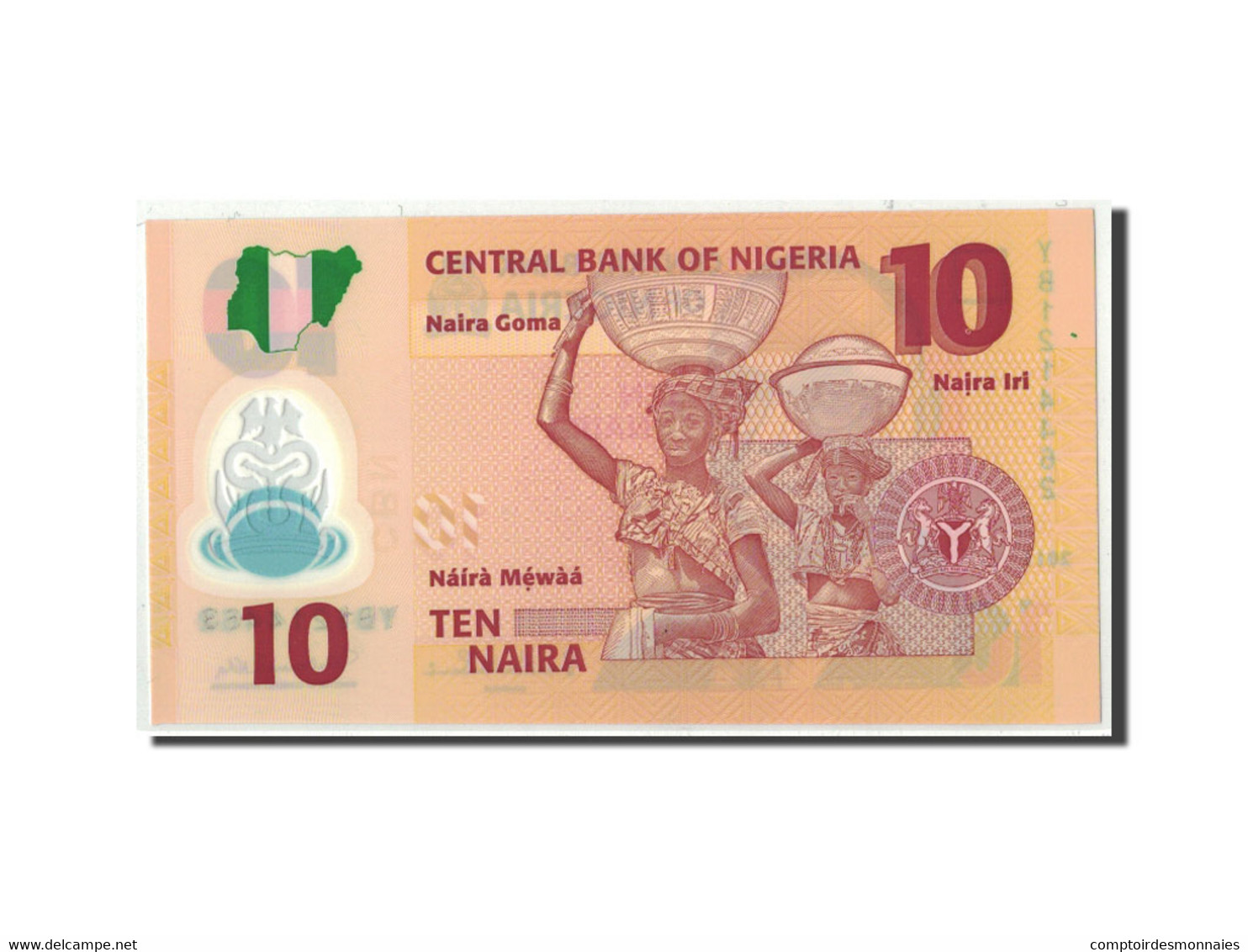 Billet, Nigéria, 10 Naira, 2011, KM:39c, NEUF - Nigeria