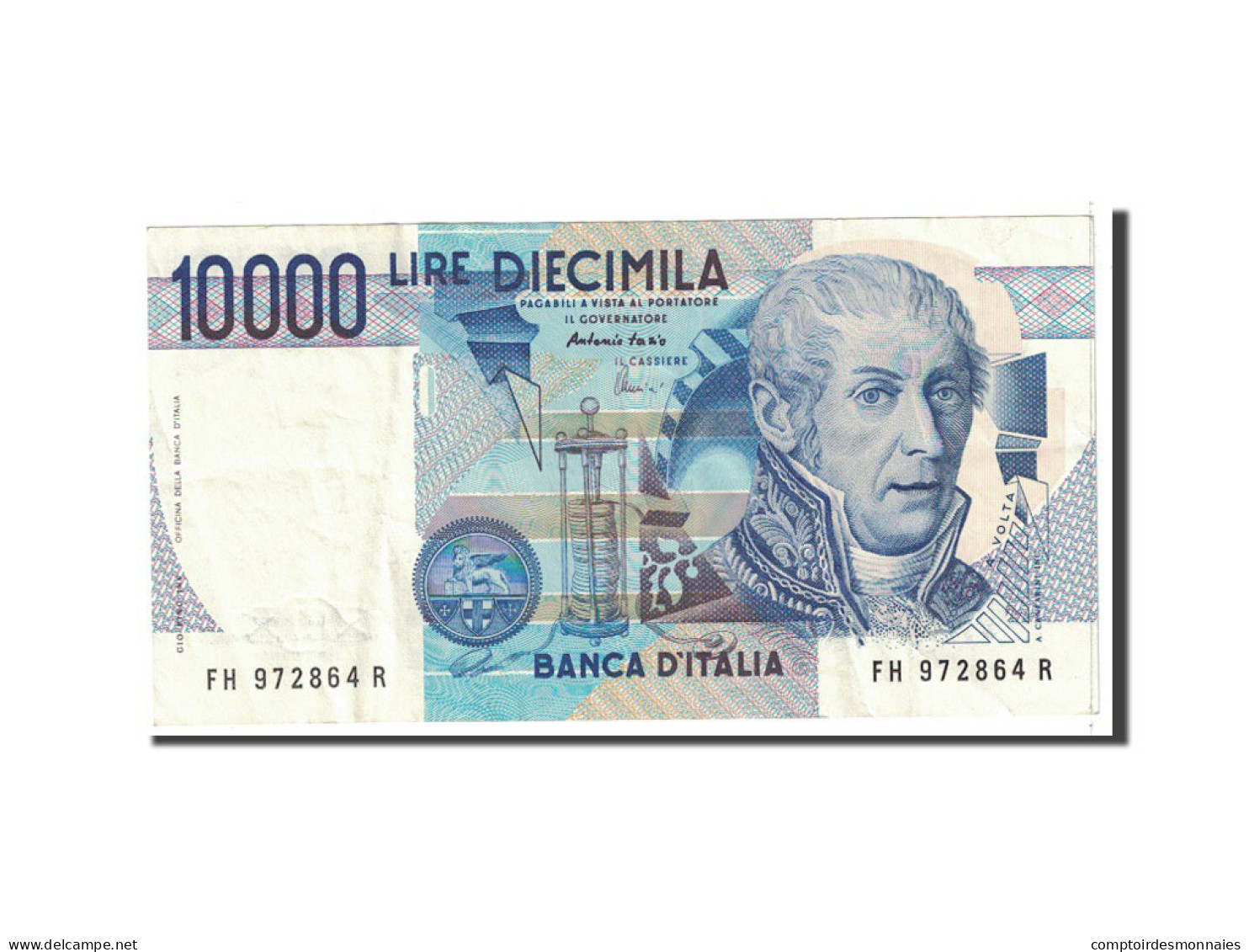 Billet, Italie, 10,000 Lire, 1984, 1984-09-03, KM:112d, TTB+ - 10000 Lire