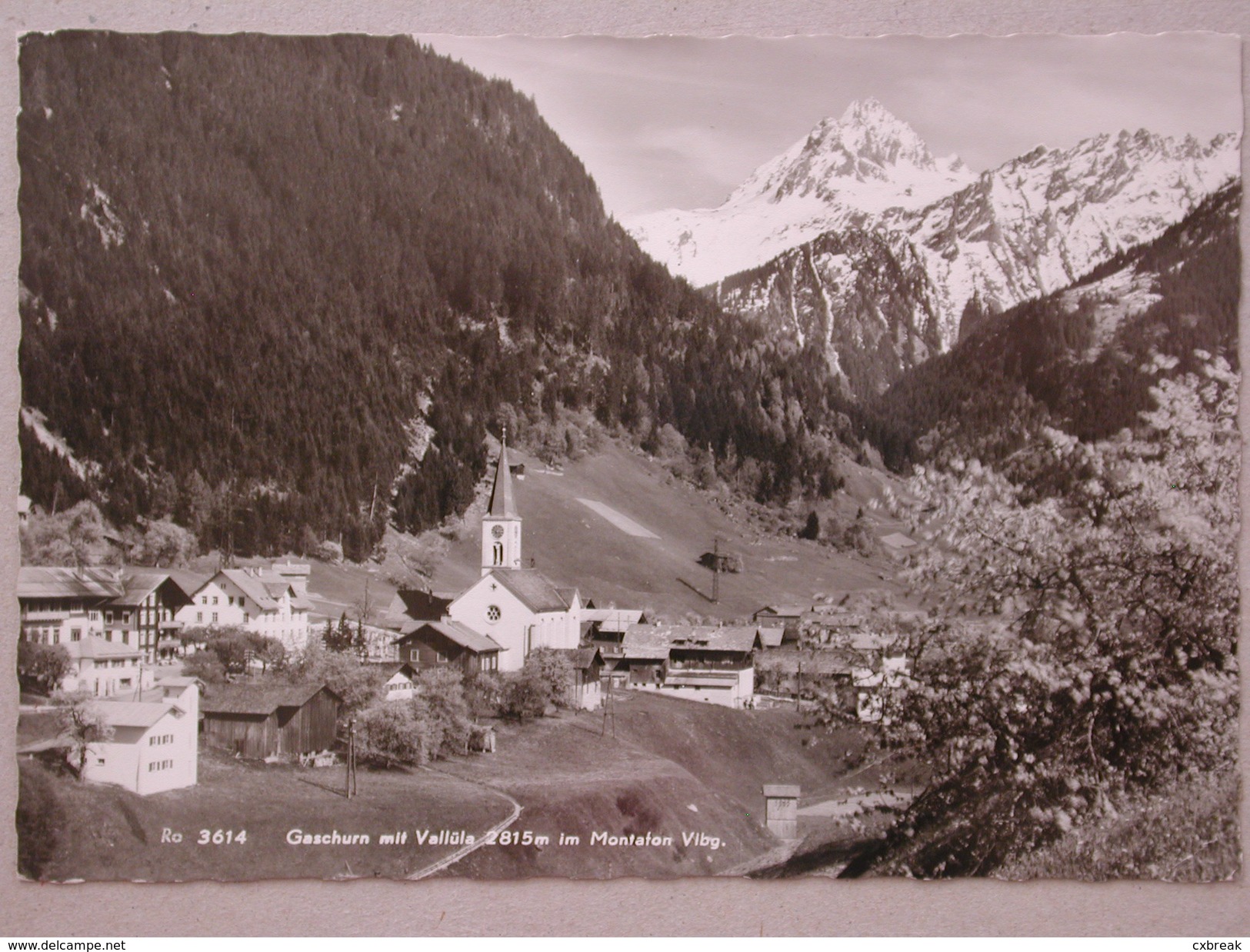 Gaschorn Mit Vallüla 2815 M. Im Montafon Vlbg. - Gaschurn