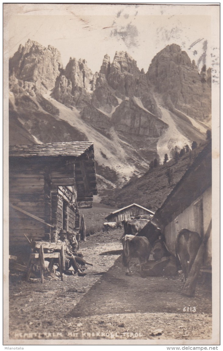 Kemateralm Mit Kalkkögl, Tirol - Grinzens (6113) * 4. VIII. 1930 - Sonstige & Ohne Zuordnung