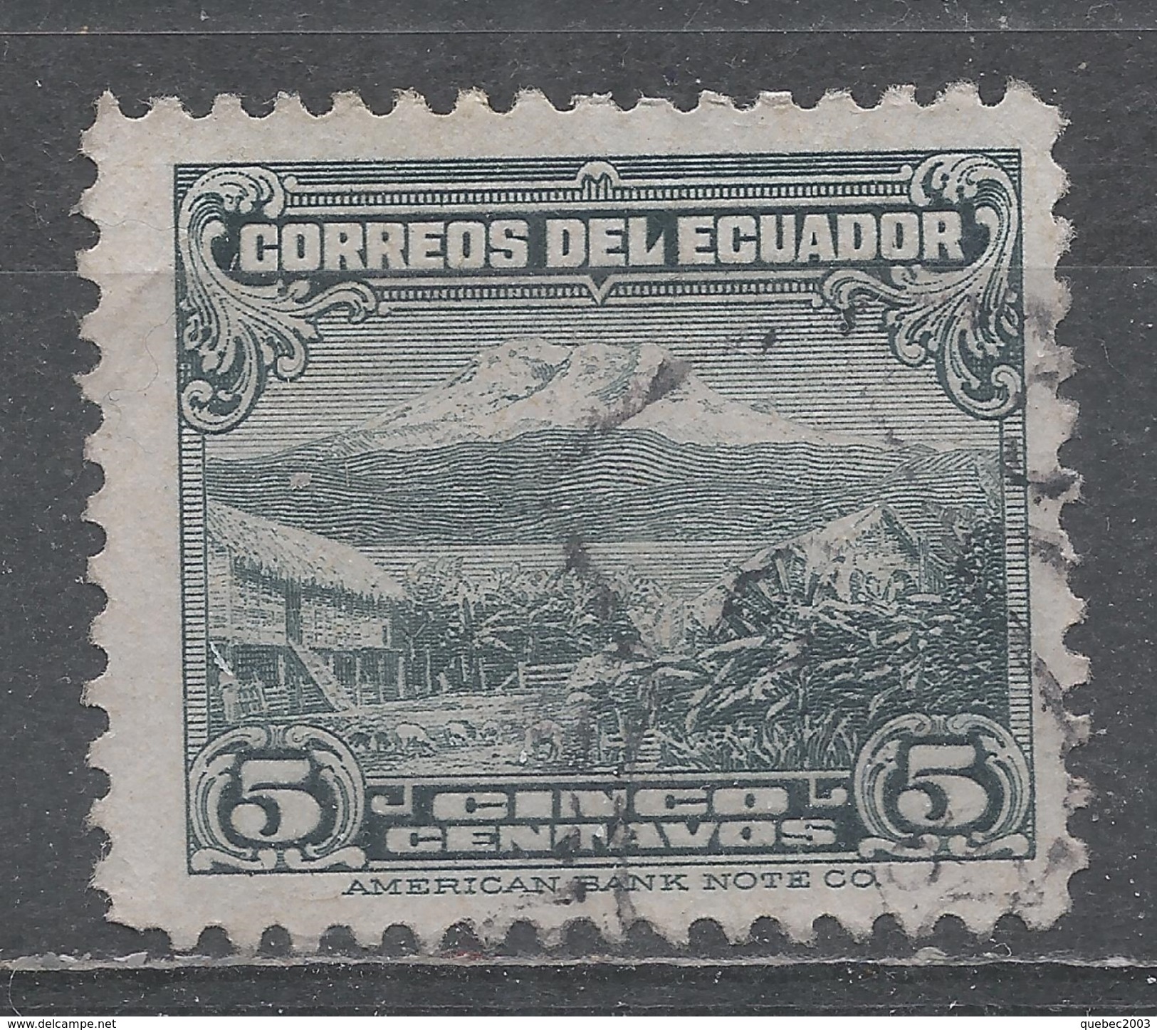 Ecuador 1945. Scott #323A (U) Landscape - Equateur