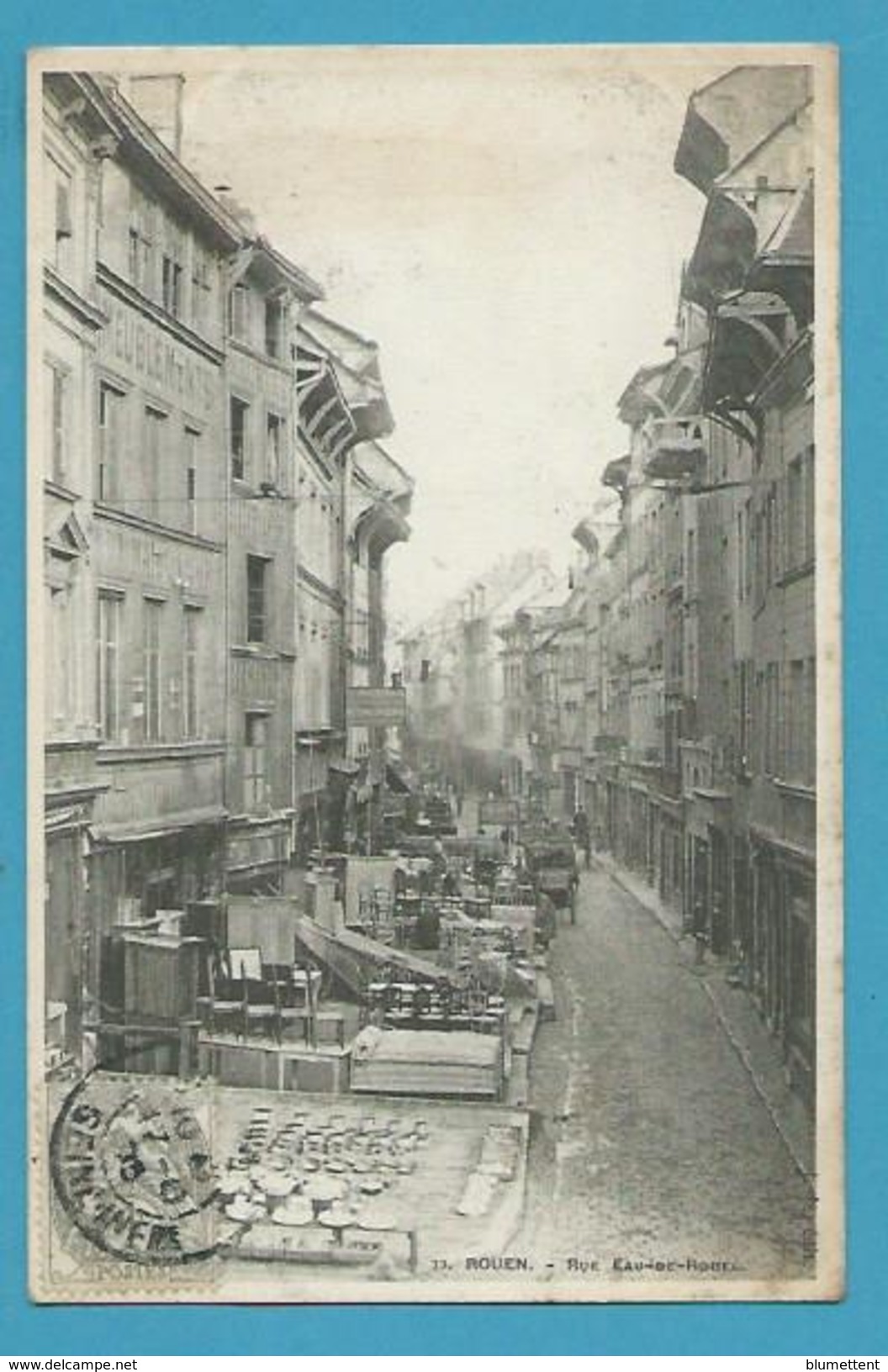 CPA 77 - Marchands De Meubles Rue Eau-de-Robec ROUEN 76 - Rouen