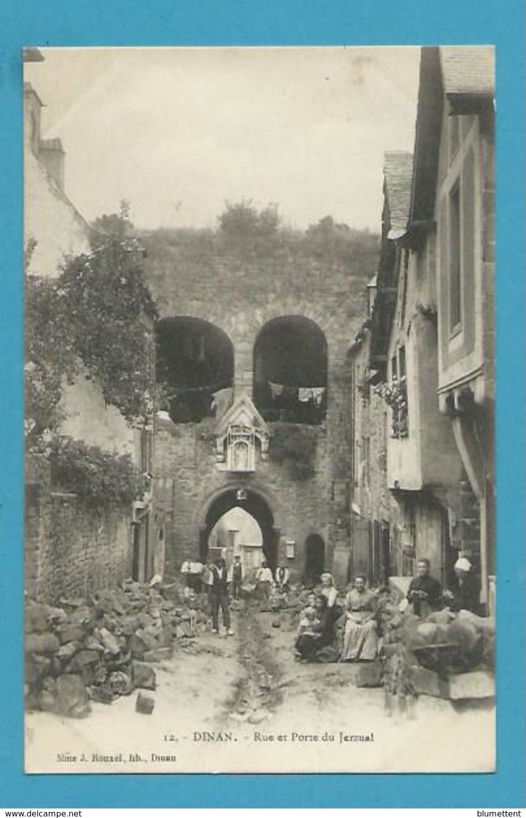 CPA 12 - Rue EtPorte Du Jerzual DINAN 22 - Dinan