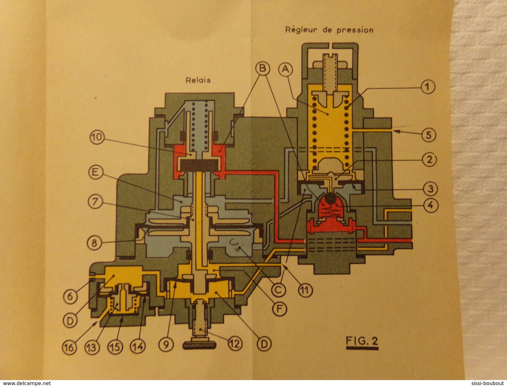 SNCF - RARE "Manuel Du Frein//Détendeur D'Air OERLIKON Du 25 Février 1957 - N°4 - Notice Technique En Couleur - SNCF - Ferrocarril