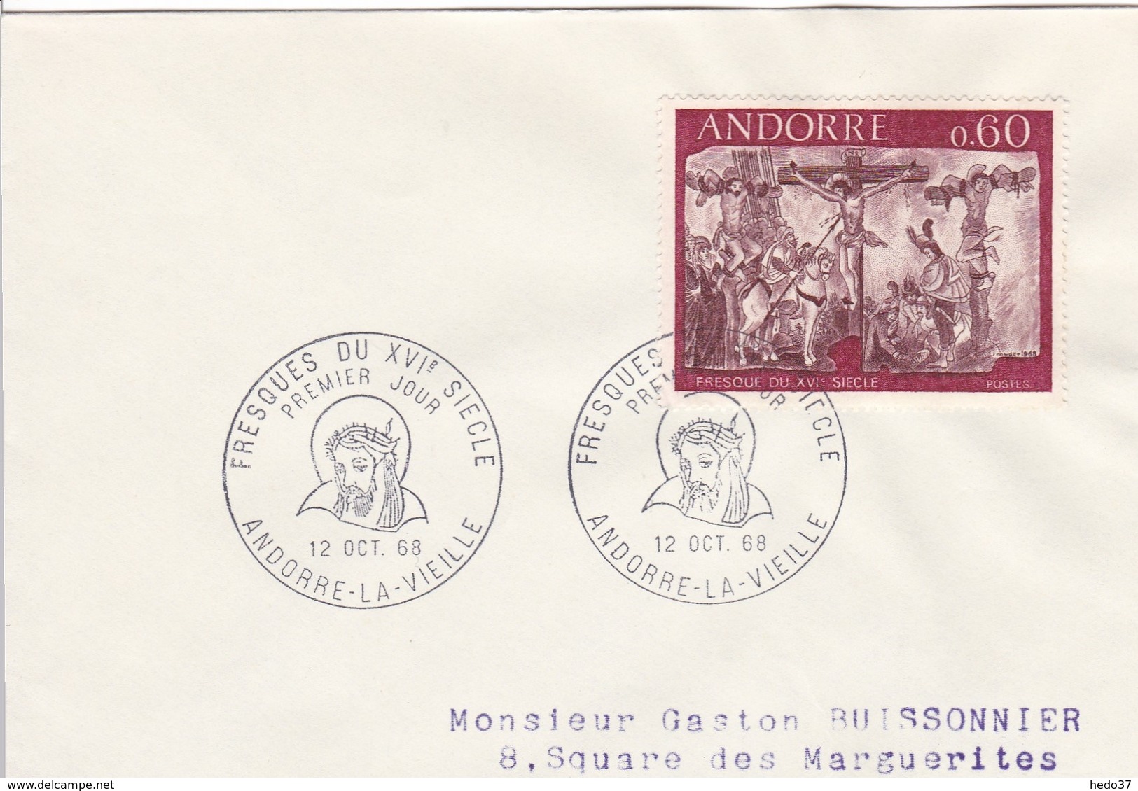 Andorre - Enveloppe - Oblitération - Covers & Documents