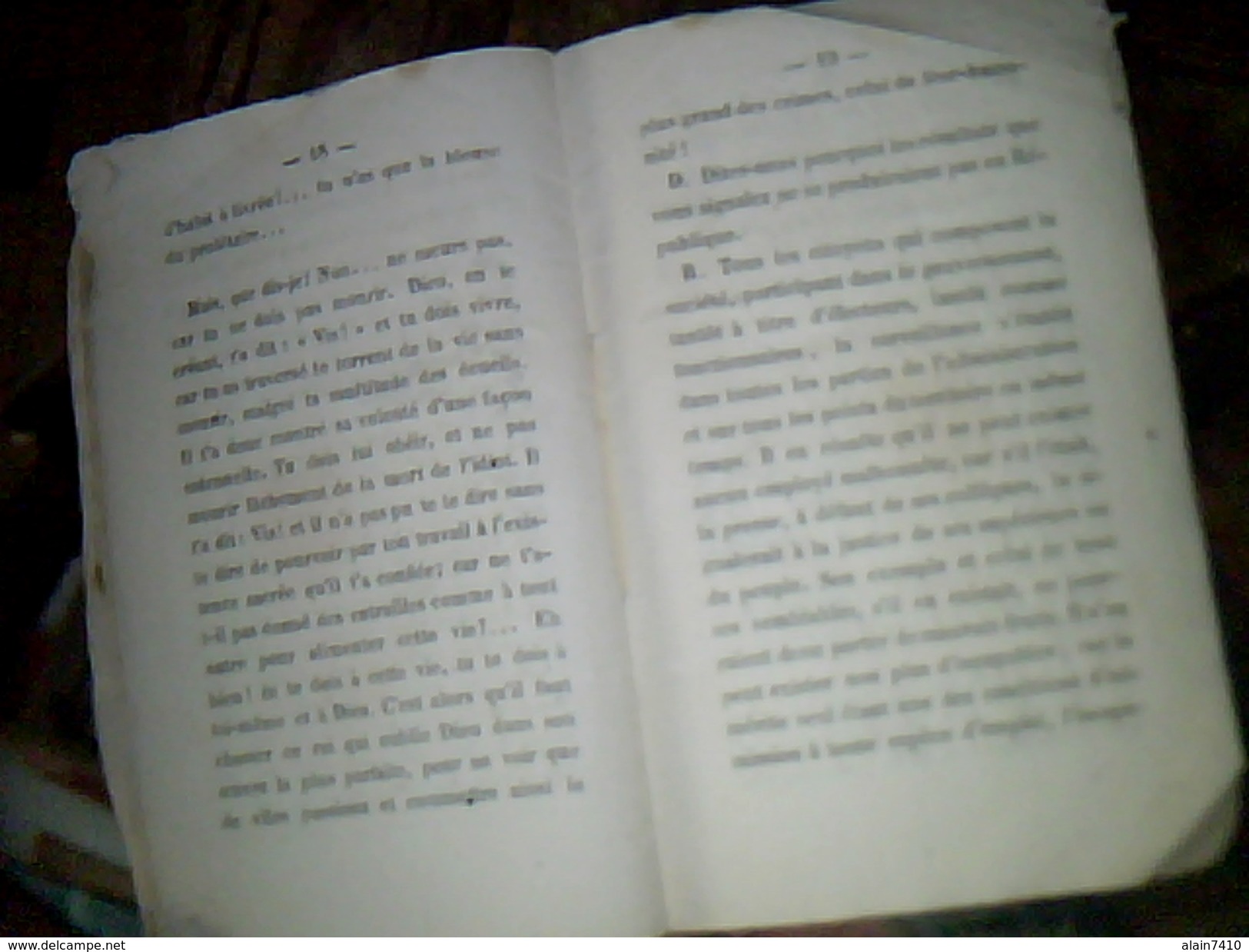 vieux papiers livret de poche intitule le cathechisme republicain par le citoyen taxil annee 1870 voir descriptions**