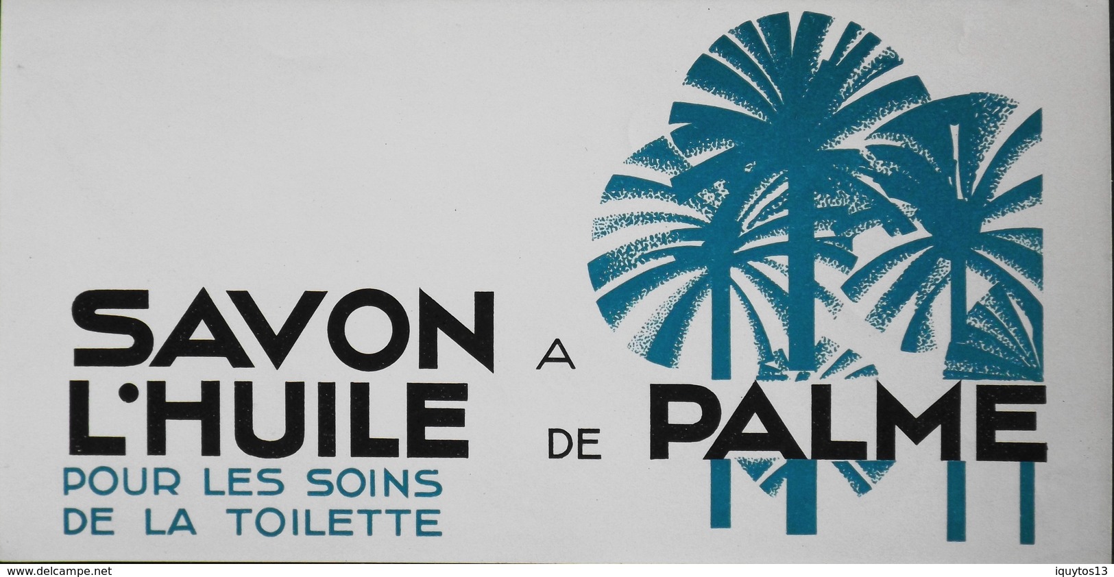 ETIQUETTE ANCIENNE - SAVON à L'Huile De Palme - En Très Bon Etat - Etiketten