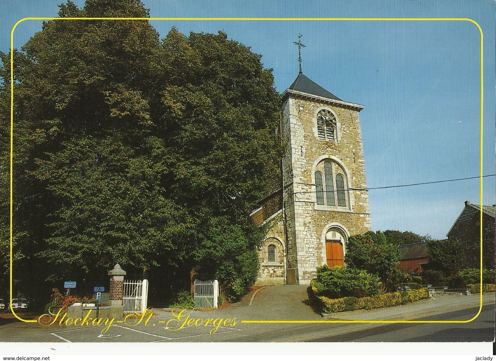 Stockay-St.-Georges -- Eglise  De  St-Georges.       (2 Scans) - Saint-Georges-sur-Meuse