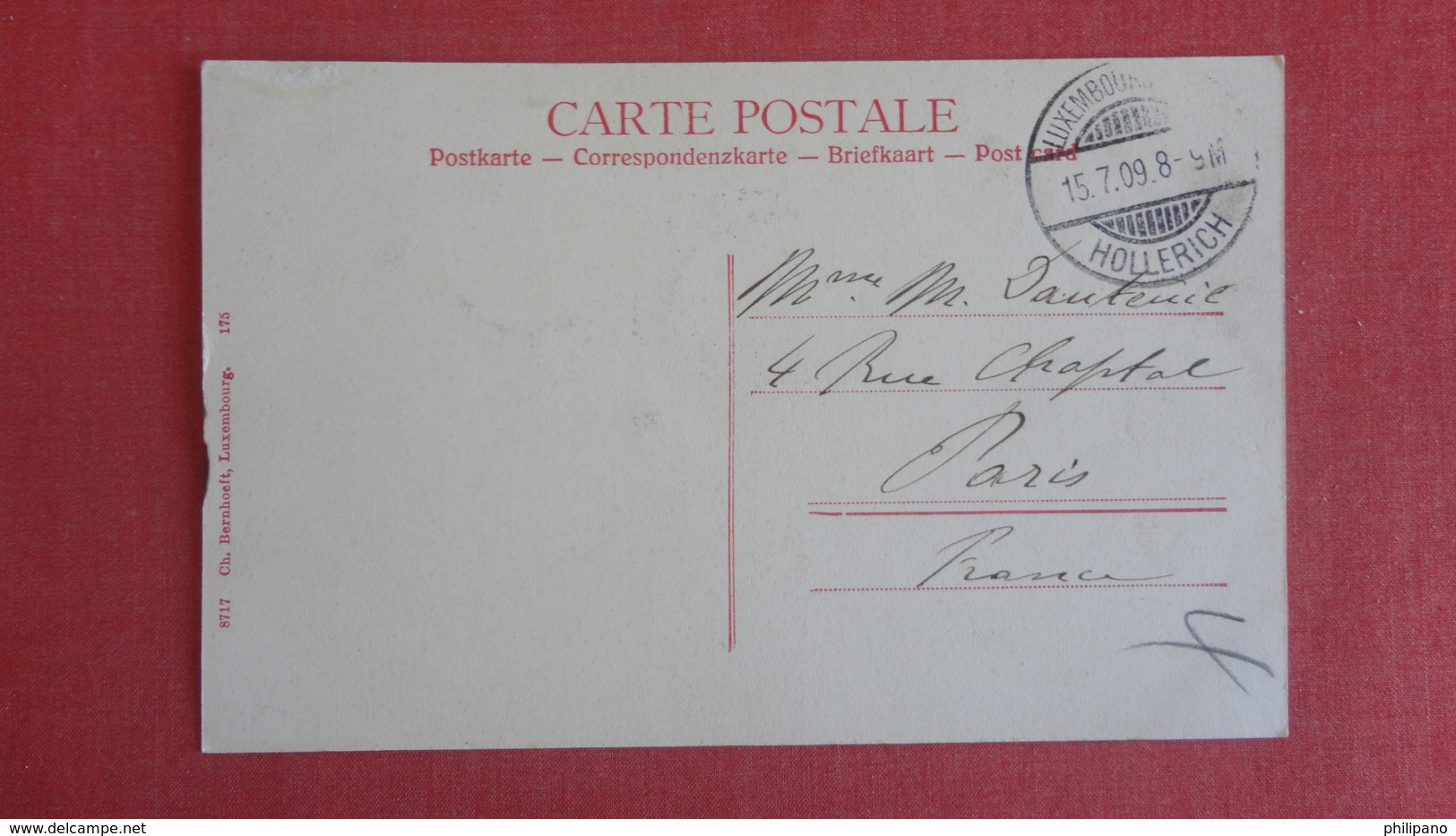 Luxembourg-  Le Palais Grand Duca    Has  Stamp & Cancel-----ref 2436 - Dudelange