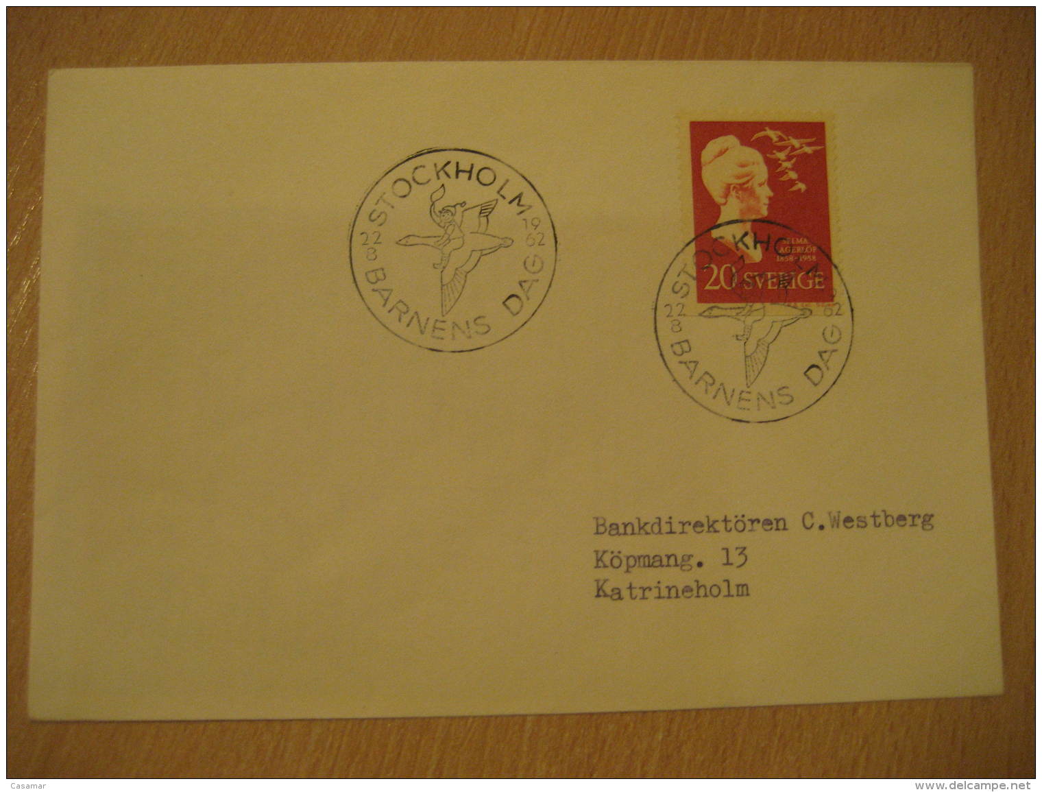 GEESE GANSO Poultry Duck Stockholm 1962 Cancel Cover Sweden - Ganzen