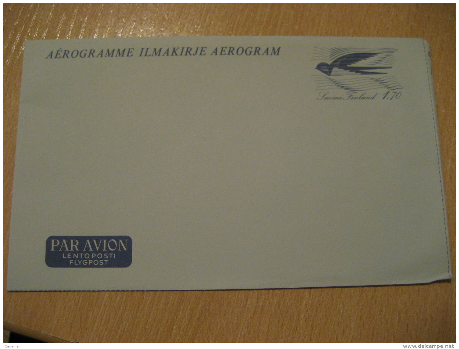 SWALLOW HIRONDELLE GOLONDRINA Swallows 1,70 Aerogramme Air Letter Finland - Golondrinas